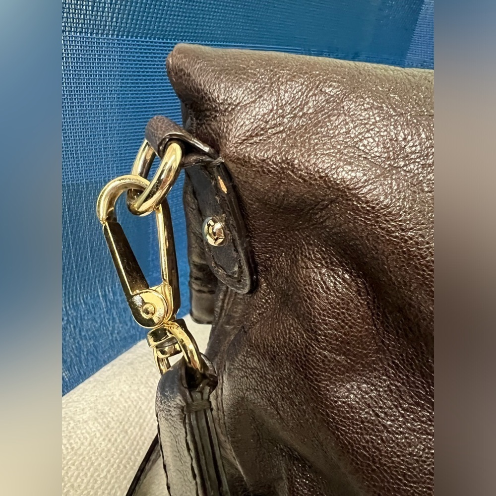 Kate Spade Foldover Crossbody Bag, Brown - Picture 7 of 15